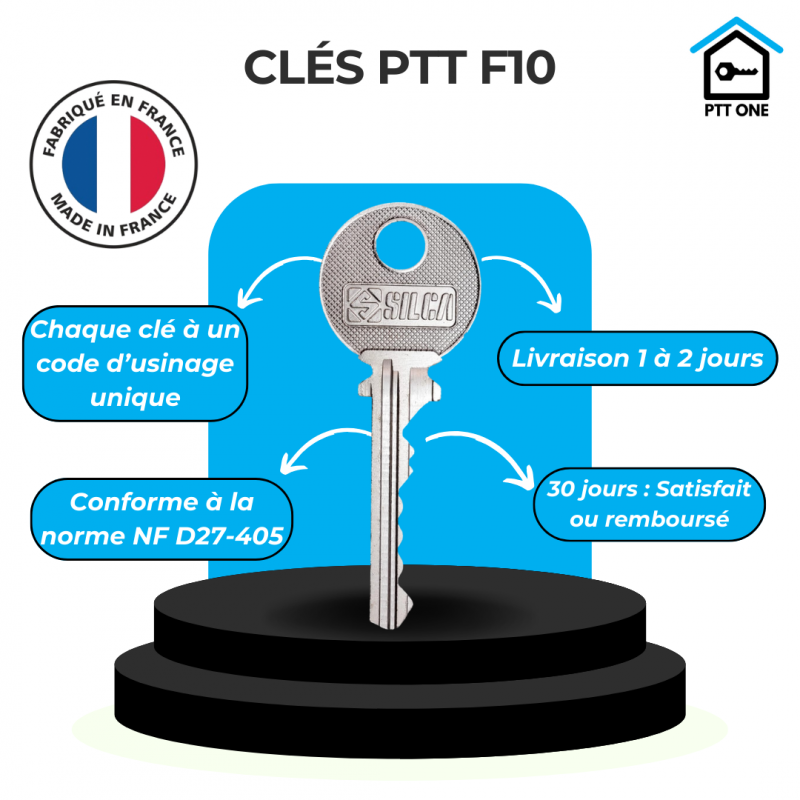 clé pass ptt F10