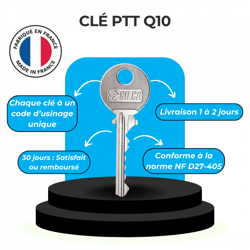 clé ptt Q10 clés ptt